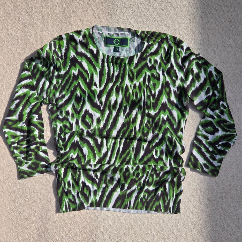 C wonder green ikat animal